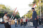 Pawai Obor Serangkaian HUT ke-79 Republik Indonesia di Kabupaten Buleleng