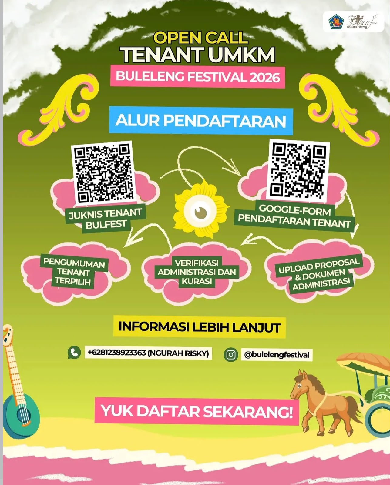 OPEN CALL TENANT UMKM : BULELENG FESTIVAL 2026 