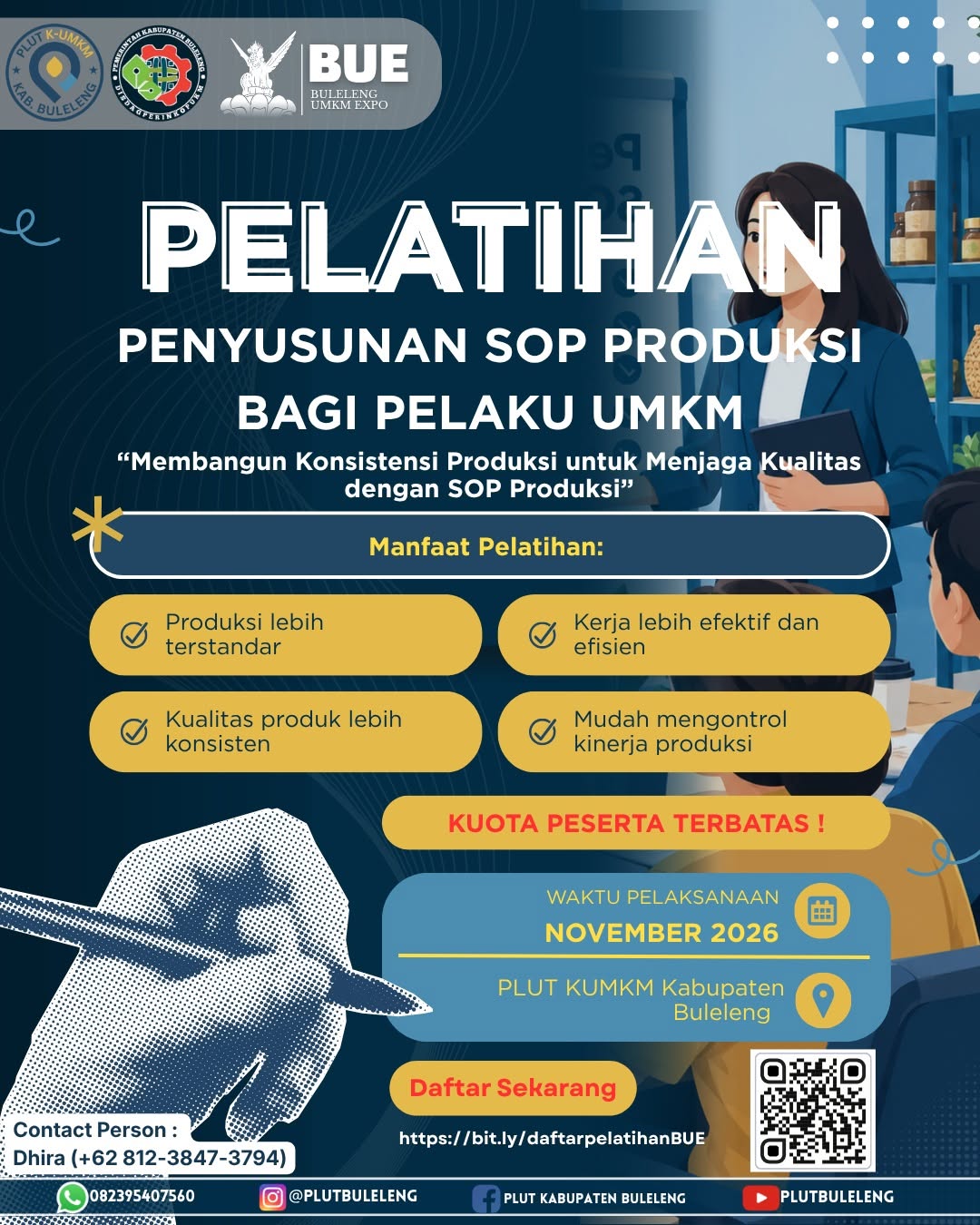 PELATIHAN SOP PRODUKSI UNTUK PELAKU UMKM!