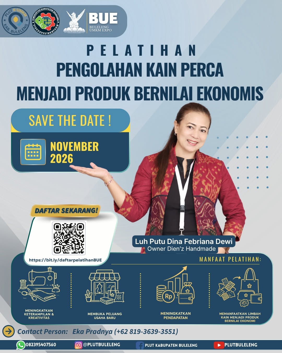 UBAH KAIN PERCA JADI PRODUK BERNILAI EKONOMIS!