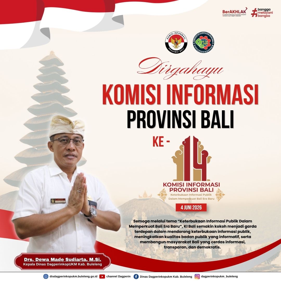 Selamat Hari Ulang Tahun ke-14 untuk Komisi Informasi Provinsi Bali