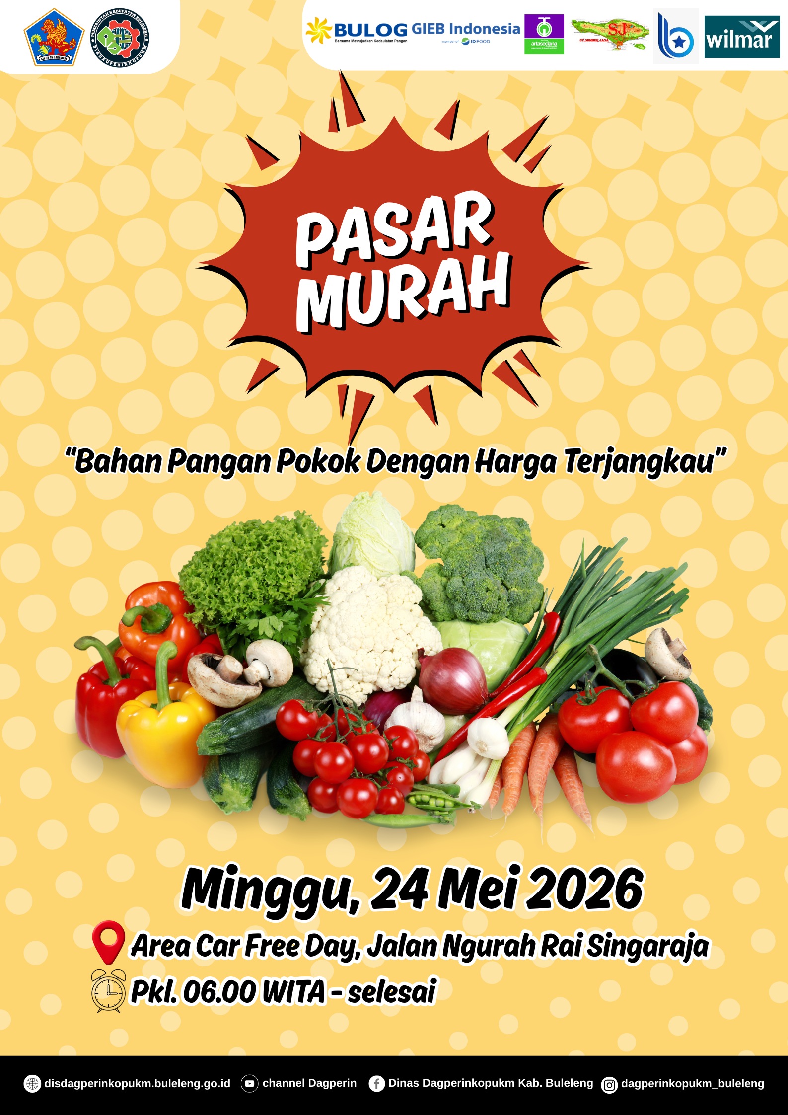 Pasar Murah Area Car Free Day