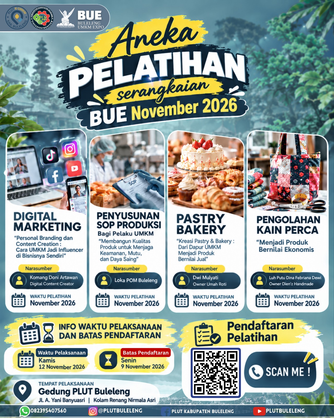 Aneka Pelatihan Serangkaian BUE November 2026