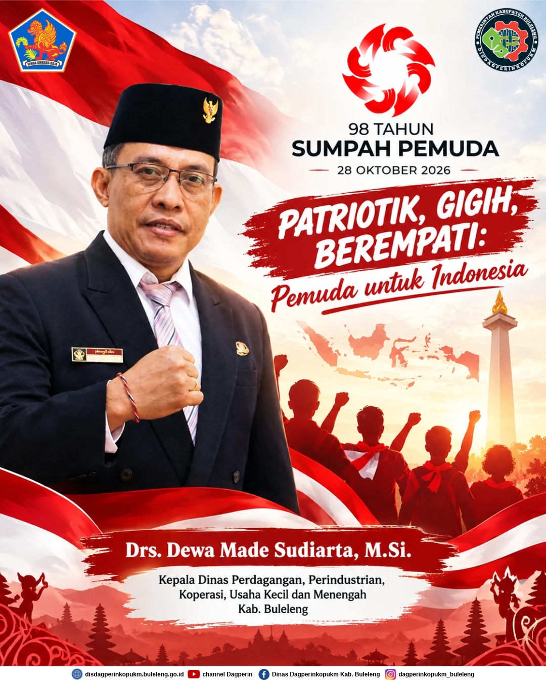 Selamat Hari Sumpah Pemuda ke 98 Tahun 2026