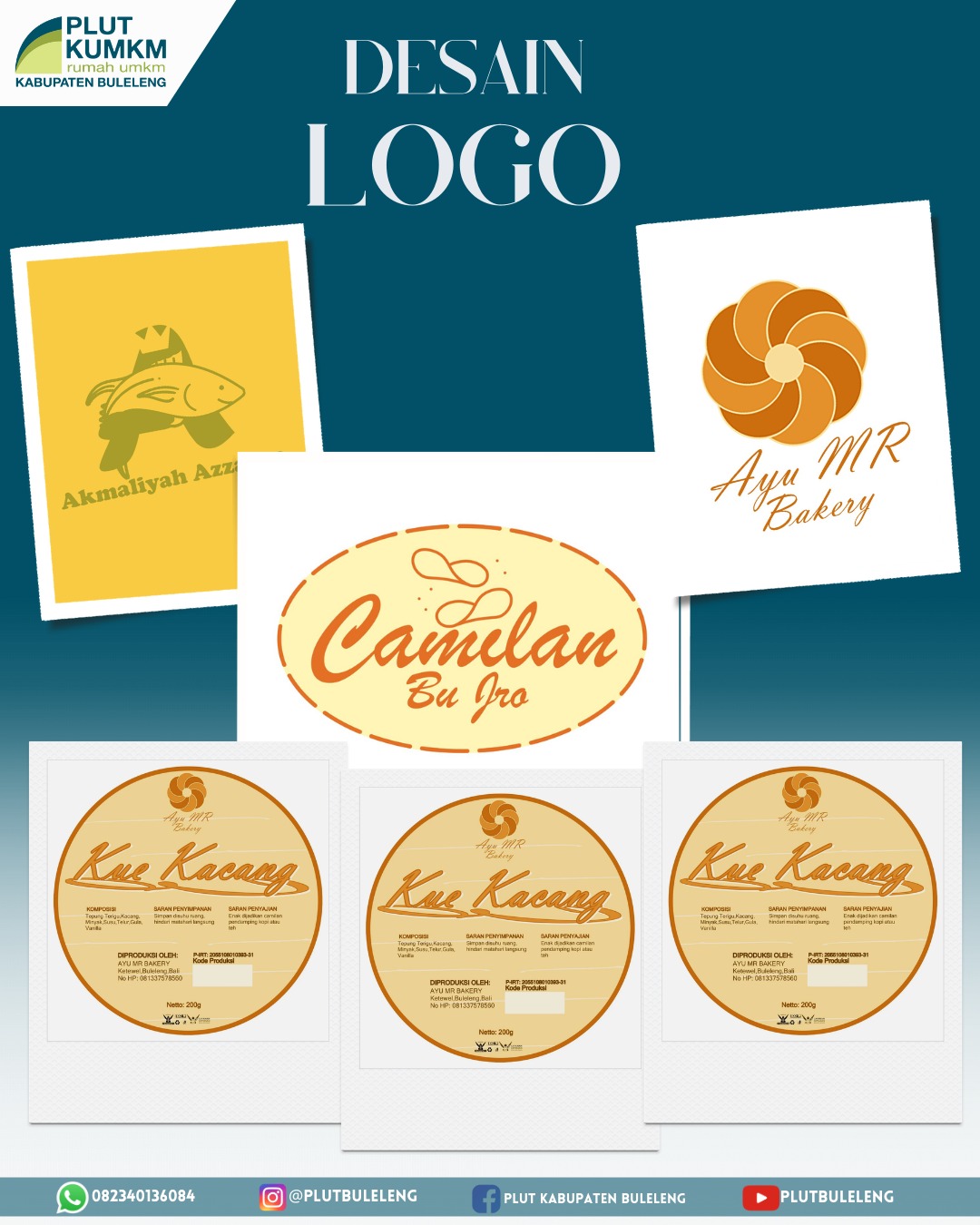 Desain Logo beberapa pelaku UMKM Buleleng