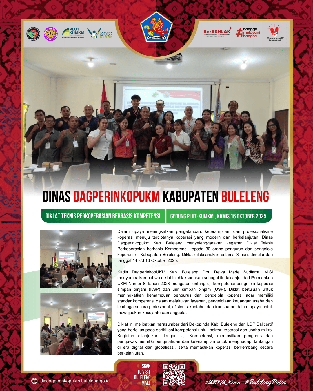Diklat Teknis Perkoperasian Berbasis Kompetensi