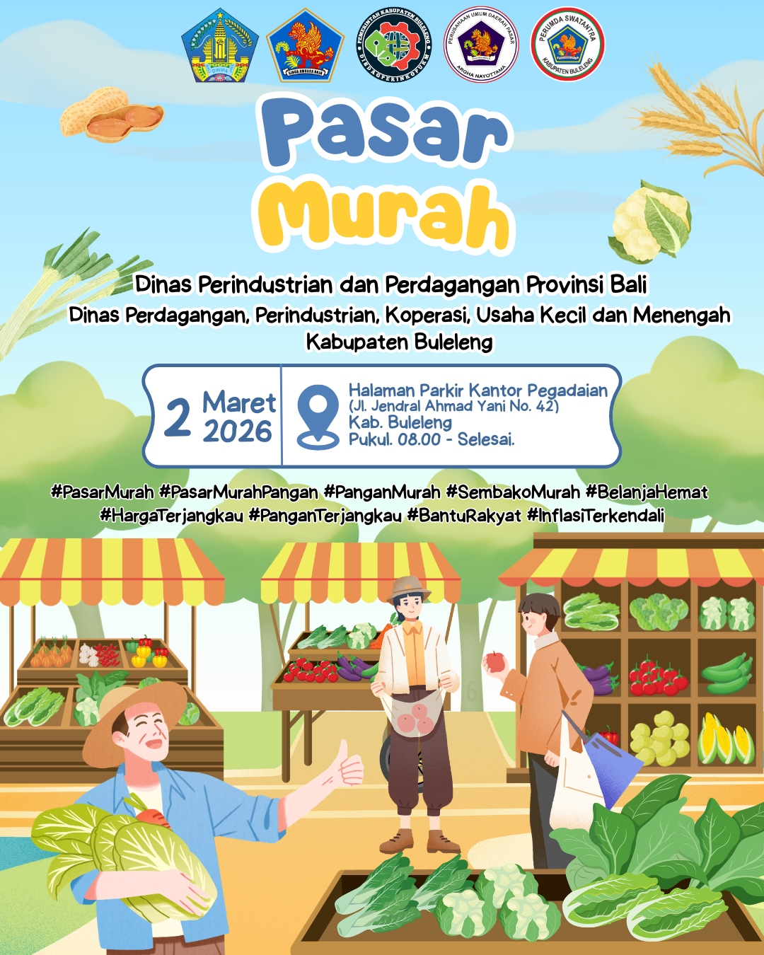 Pasar Murah Halaman Parkir Pegadaian Singaraja