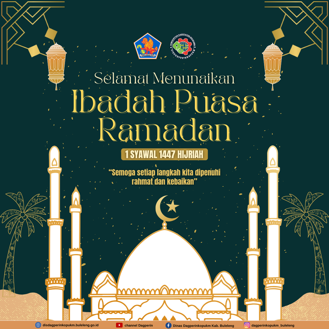 Selamat Menunaikan Ibadah Puasa 1 Syawal 1447 Hijriah
